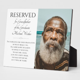 Sparen een Grootvader van de Zetel van het Afstude Fotoplaat