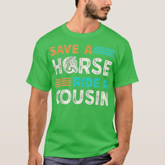 Sparen een Horse Ride A Neef T-shirt