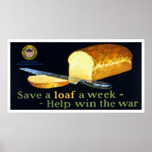 Sparen een Kloof week ~ hulp Win de Oorlog Poster