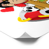 Sparen een Leven die een Shelter Dier goedkeuren Poster (Hoek)