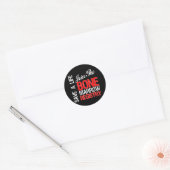 Sparen een Leven sluit me aan bij de registratie B Ronde Sticker (Envelop)