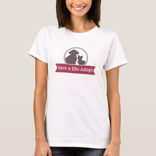 sparen een leven t-shirt (Voorkant)