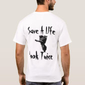 Sparen een Leven Twitter-T-shirt met twee streetfi T-shirt (Achterkant)