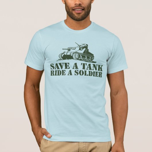 Sparen een Tank Ride een Soldaat (Voorkant)