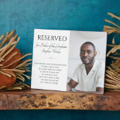 Sparen een Vader van de Zetel van de Memorial van  Fotoplaat (Zijkant)