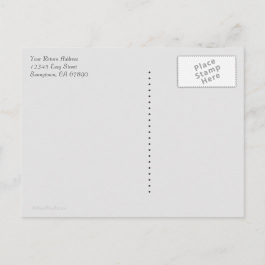 Sparen Elegant de Datum Golden Damask Pattern Kaar Aankondigingskaart (Achterkant)