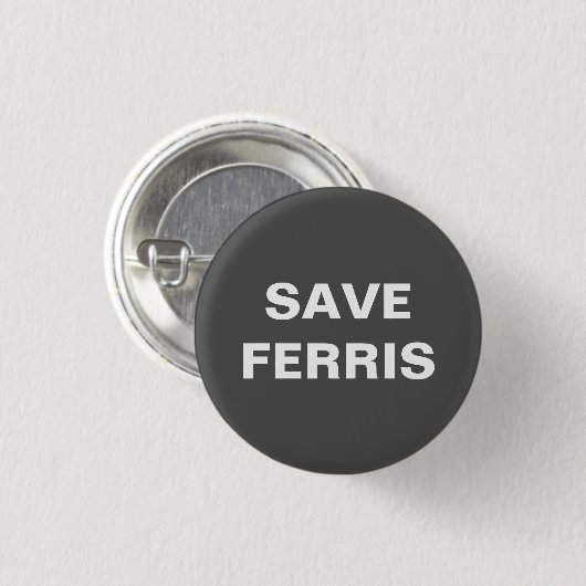 Sparen Ferris Badge Ronde Button 3,2 Cm (Voorkant /achterkant)