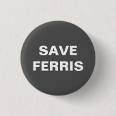 Sparen Ferris Badge Ronde Button 3,2 Cm (Voorkant)