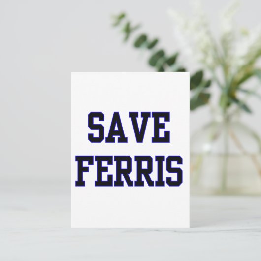 Sparen Ferris Briefkaart (Staand voorkant)