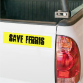 Sparen Ferris Bumpersticker (Op Truck)