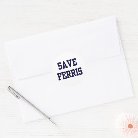 Sparen Ferris Ronde Sticker (Envelop)