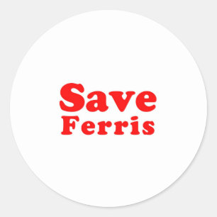 Sparen Ferris Ronde Sticker
