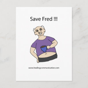 Sparen Fred Briefkaart