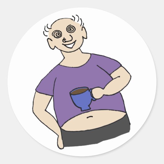 Sparen Fred Ronde Sticker (Voorkant)