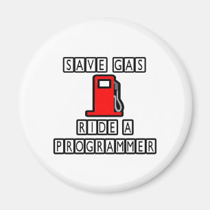 Sparen Gas...Ride een Programmer Magneet