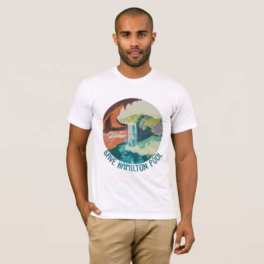 Sparen Hamilton Pool - Bella Canvas T-Shirt (Voorkant volledig)