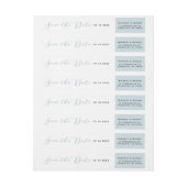 Sparen het Adres van de Terugkeer van de Kalligraf (Vel)