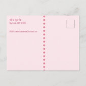 Sparen het Baby shower van de Datum met Umbrella Aankondigingskaart (Achterkant)