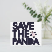 Sparen het Beer van Panda Briefkaart (Staand voorkant)