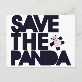 Sparen het Beer van Panda Briefkaart