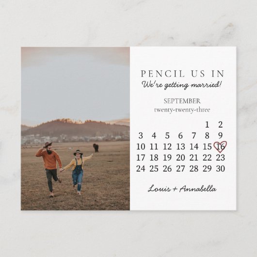 Sparen het Begin van het Roos van de Kalender van Briefkaart (Voorkant)