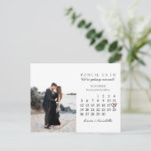 Sparen het Begin van het Roos van de Kalender van  Briefkaart (Staand voorkant)