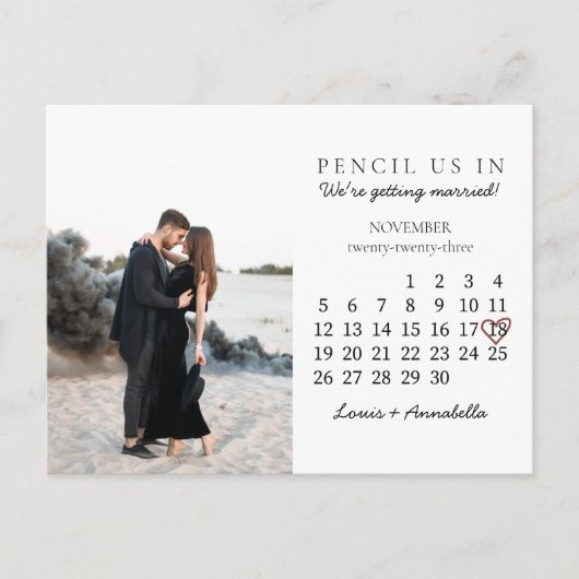 Sparen het Begin van het Roos van de Kalender van  Briefkaart (Voorkant)