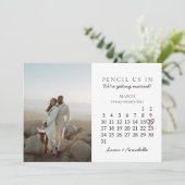 Sparen het Begin van het Roos van de Kalender van  Kaart (Staand voorkant)