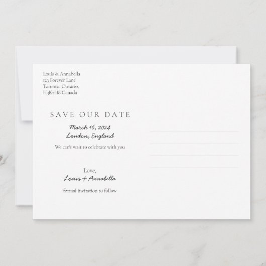 Sparen het Begin van het Roos van de Kalender van  Kaart (Achterkant)