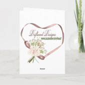 Sparen het Bericht van de Datum in een Fles Aankondiging (Achterkant)