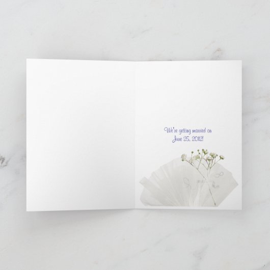 Sparen het Bericht van de Datum in een Fles Aankondiging (Binnen)