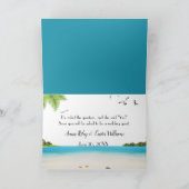 Sparen het Bericht van de Datum in een Fles Kaart (Binnen)