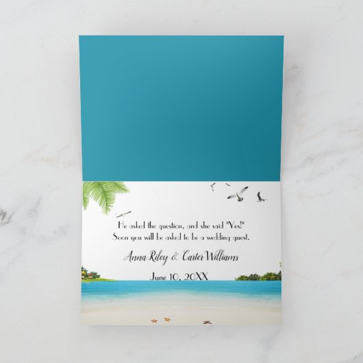 Sparen het Bericht van de Datum in een Fles Kaart (Binnen)