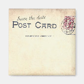 Sparen het Briefkaart Magnet van de Datum (Voorkant)