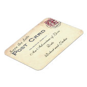Sparen het Briefkaart Magnet van de Datum Magneet (Linkerzijde)