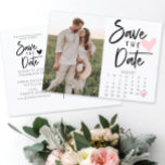 Sparen het Briefkaart Rustic Modern van de Kalende<br><div class="desc">Gefeliciteerd met je verloving! Zorg ervoor iedereen uw grote evenement met onze mooie kalender kan bijwonen sparen de Data! Klik op de knop "Personaliseren" - en klik vervolgens op "Klik om verder aan te passen" om aan de slag te gaan met uw indeling! Bewerk de agenda eenvoudig en verplaats het...</div>