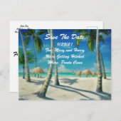 Sparen het Briefkaart van de Aankondiging van de D (Voorkant / Achterkant)