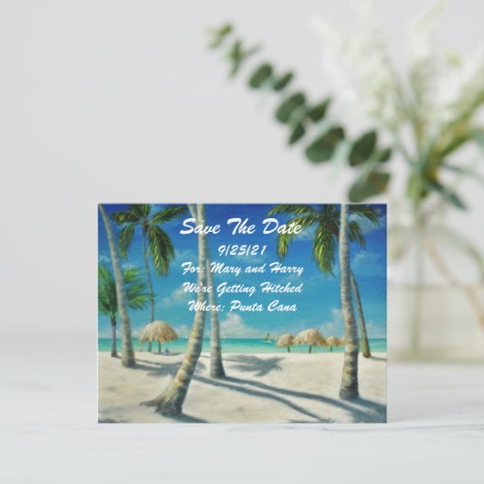 Sparen het Briefkaart van de Aankondiging van de D (Staand voorkant)