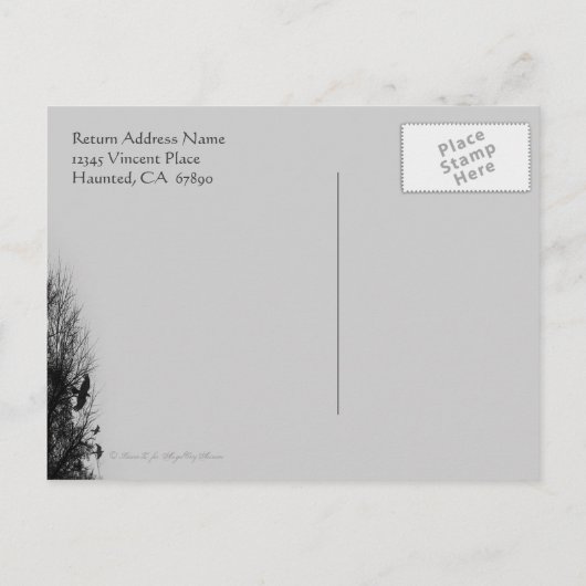 Sparen het Briefkaart van de Aankondiging van het (Achterkant)