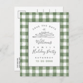 Sparen het Briefkaart van de Dag van de Vakantie G (Voorkant / Achterkant)