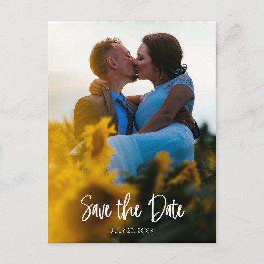 Sparen het Briefkaart van de Datum - Handgeschreve (Voorkant)