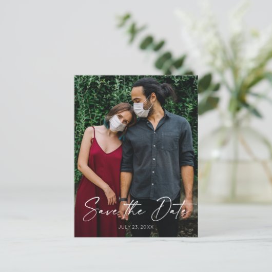 Sparen het Briefkaart van de Datum - Minimaal Manu (Staand voorkant)