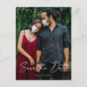 Sparen het Briefkaart van de Datum - Minimaal Manu (Voorkant)