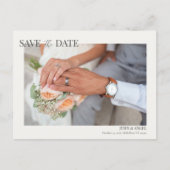 Sparen het Briefkaart van de Datum, minimaliseer s (Voorkant)