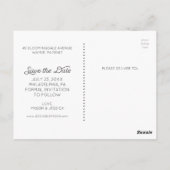 Sparen het Briefkaart van de Datum - Modern Manusc (Achterkant)