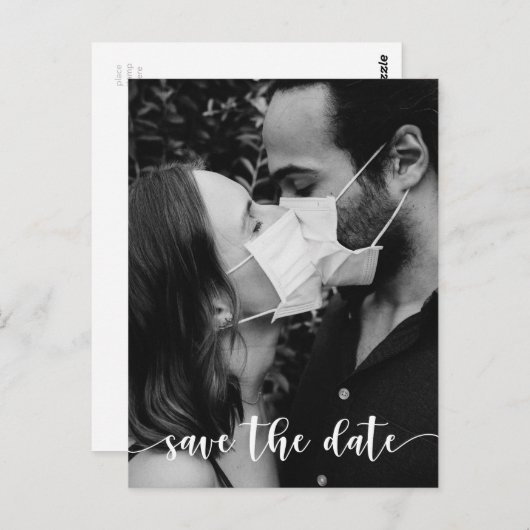 Sparen het Briefkaart van de Datum - Robuust Manus (Voorkant / Achterkant)