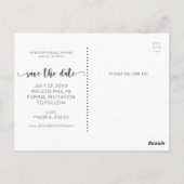 Sparen het Briefkaart van de Datum - Robuust Manus (Achterkant)