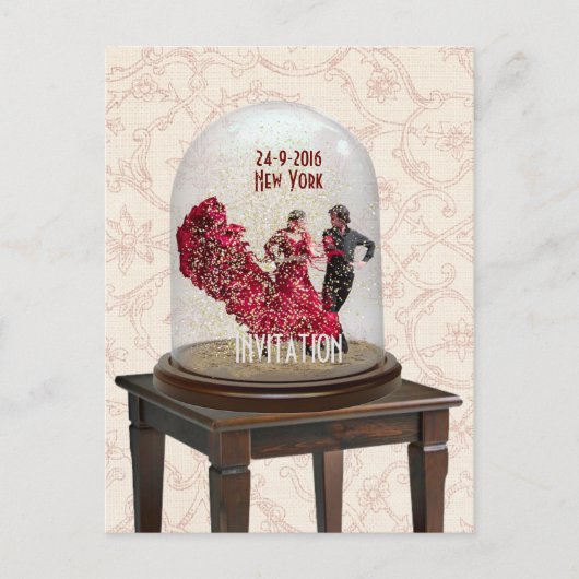 Sparen het Briefkaart van de Familie van de Datum (Voorkant)