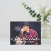 Sparen het Briefkaart van de Foto van de Datum (Staand voorkant)