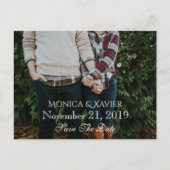 Sparen het Briefkaart van de Foto van de Datum (Voorkant)